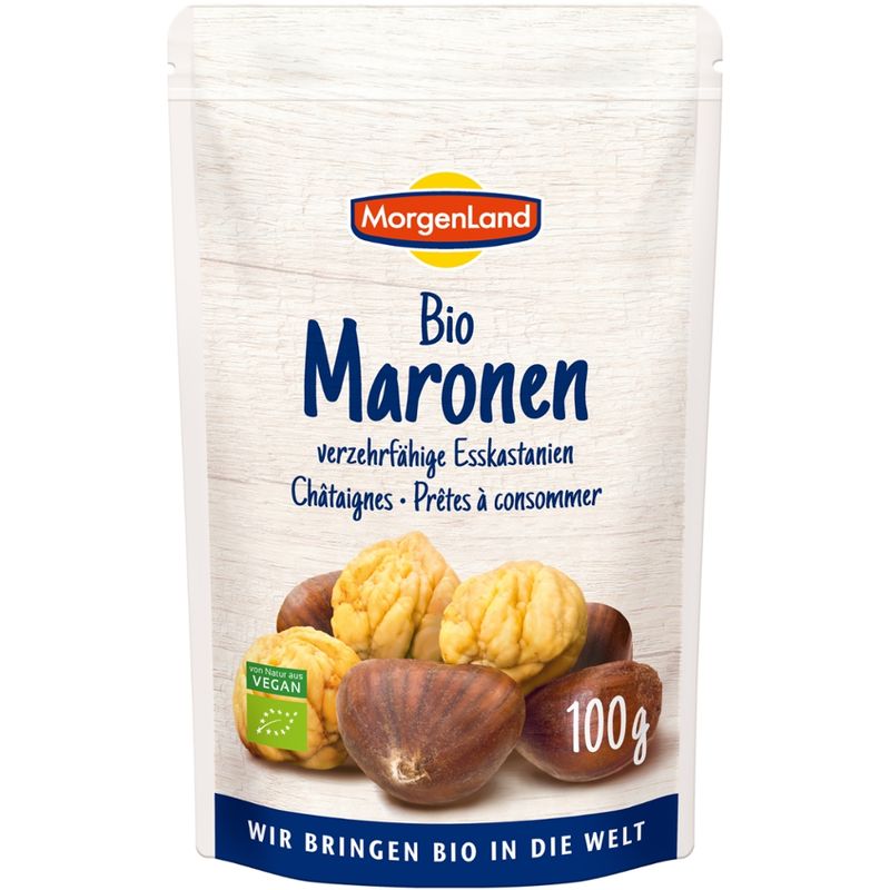 MorgenLand Bio Maronen verzehrfähige Esskastanien - Produktbild