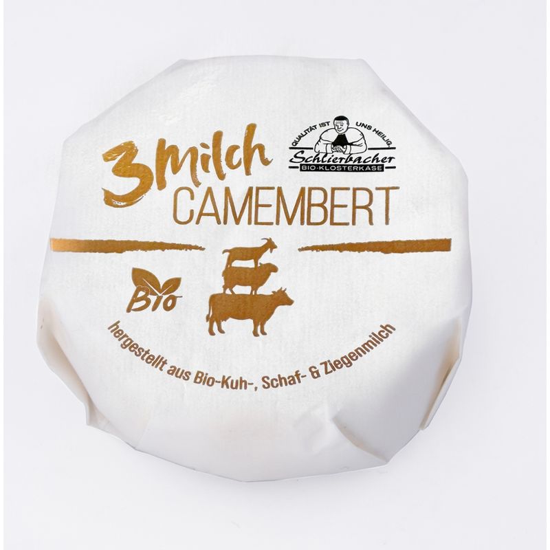 Schlierbacher Schlierbacher Bio 3 Milch Camembert 150g - Produktbild