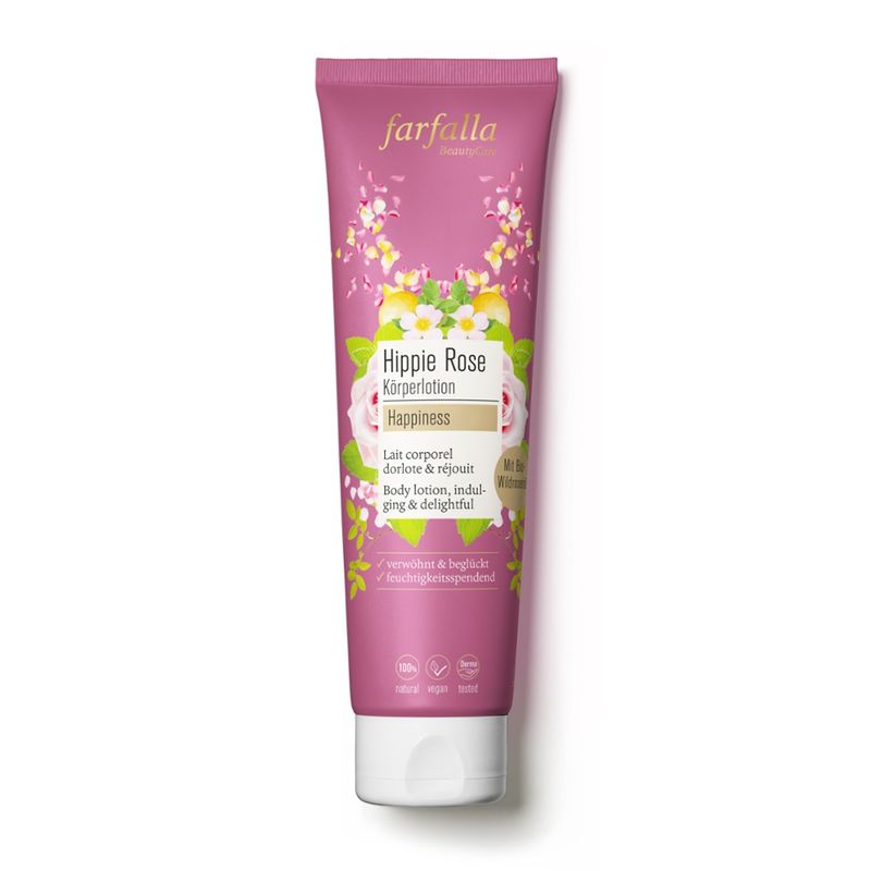 farfalla Hippie rose Happiness, Körperlotion, 150ml - Produktbild