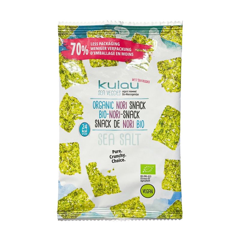 KULAU KULAU Bio-Nori-Snack SEA SALT 4 g - Produktbild
