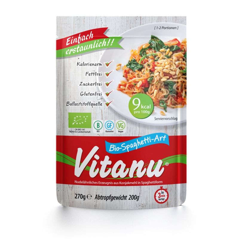 Vitanu Vitanu Bio-Spaghetti-Art (aus Konjakmehl) - Produktbild