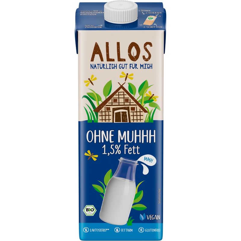 Allos Ohne Muhhh Drink 1,5% Fett - Produktbild