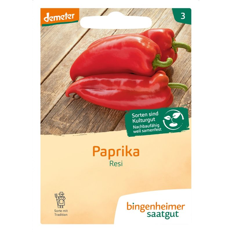 Bingenheimer Saatgut Resi - Spitzpaprika (Saatgut) - Produktbild