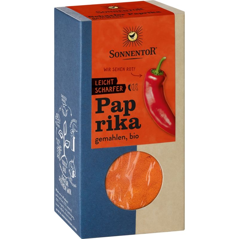 Sonnentor Paprika scharf gemahlen, Packung - Produktbild
