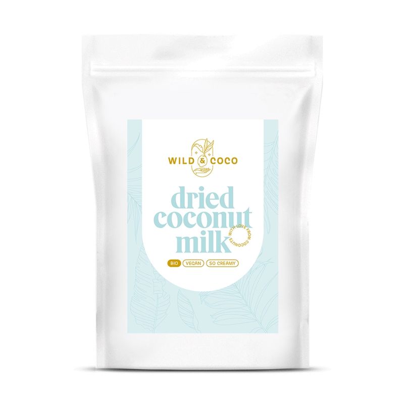 Wild & Coco WILD&COCO Kokosmilchpulver (getrocknete Kokosmilch), bio - Produktbild