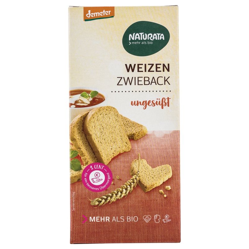 NATURATA Weizen-Zwieback, ungesüßt - Produktbild