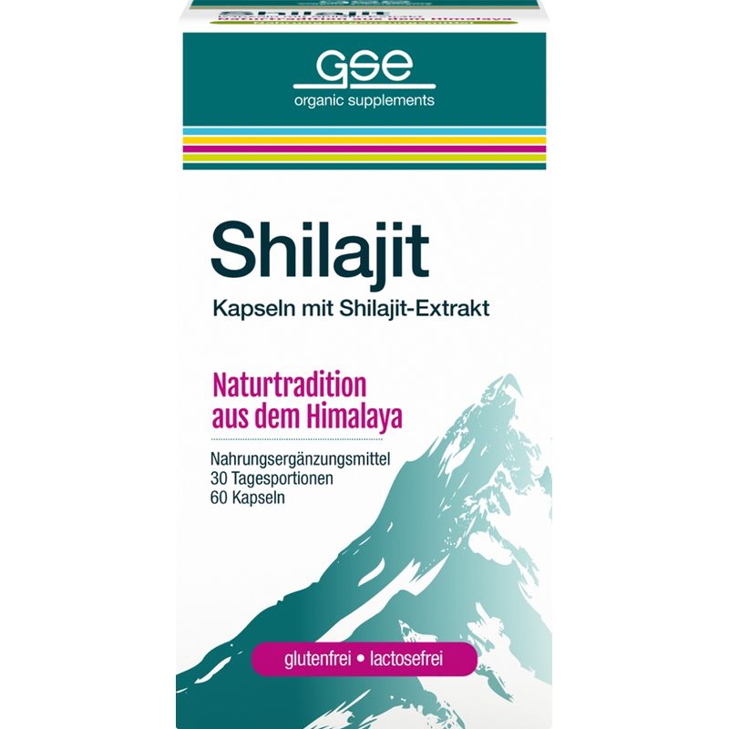 GSE  Shilajit, 60 Kapseln à 612 mg - Produktbild