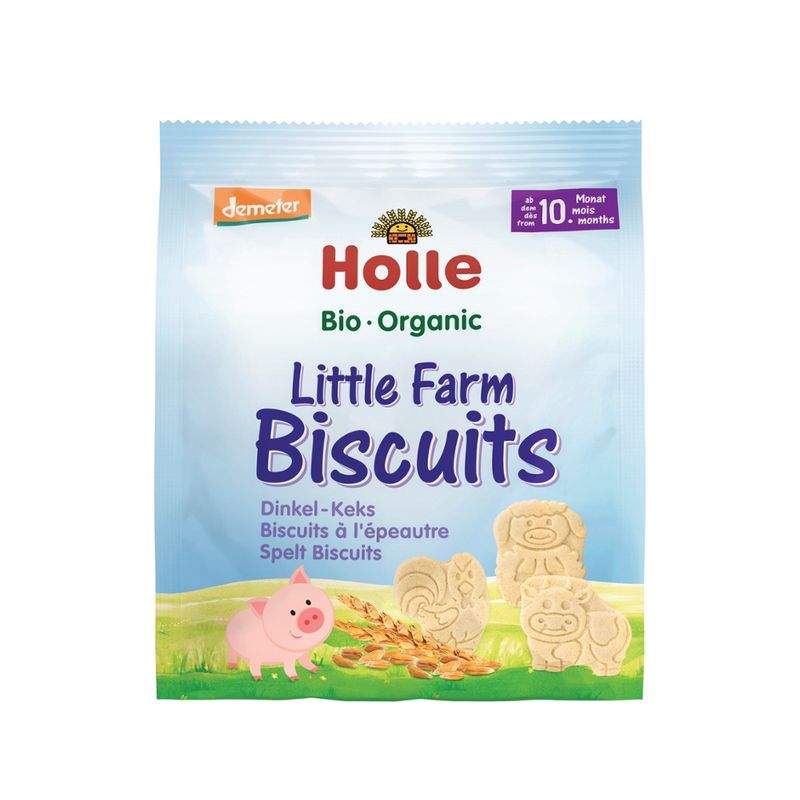 Holle  Bio-Little Farm Biscuits Dinkel - Produktbild