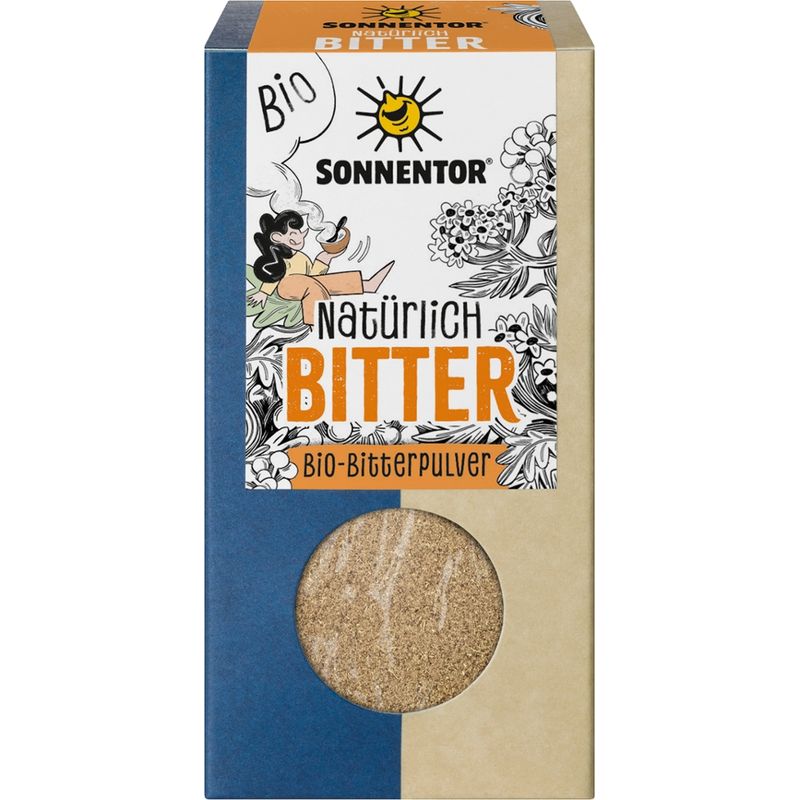 Sonnentor Bitterpulver Natürlich BITTER, Packung - Produktbild