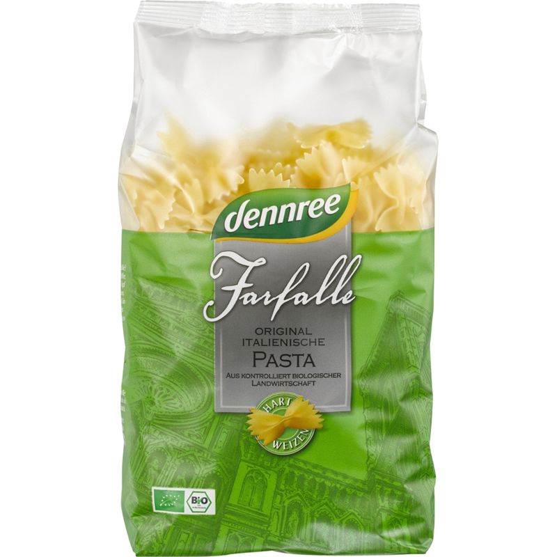 dennree Original italienische Hartweizen-Farfalle - Produktbild