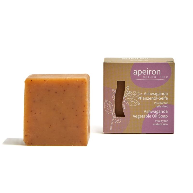 Apeiron Apeiron Pflanzenölseife Ashwaganda - Produktbild