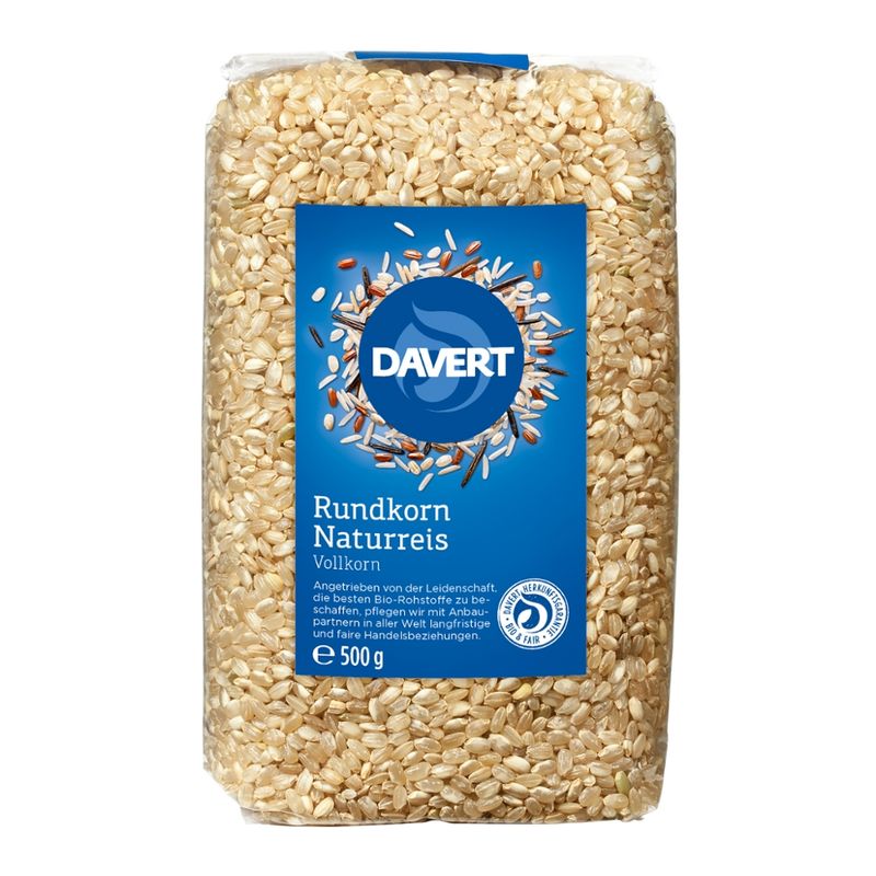 Davert Rundkorn Naturreis 500g - Produktbild