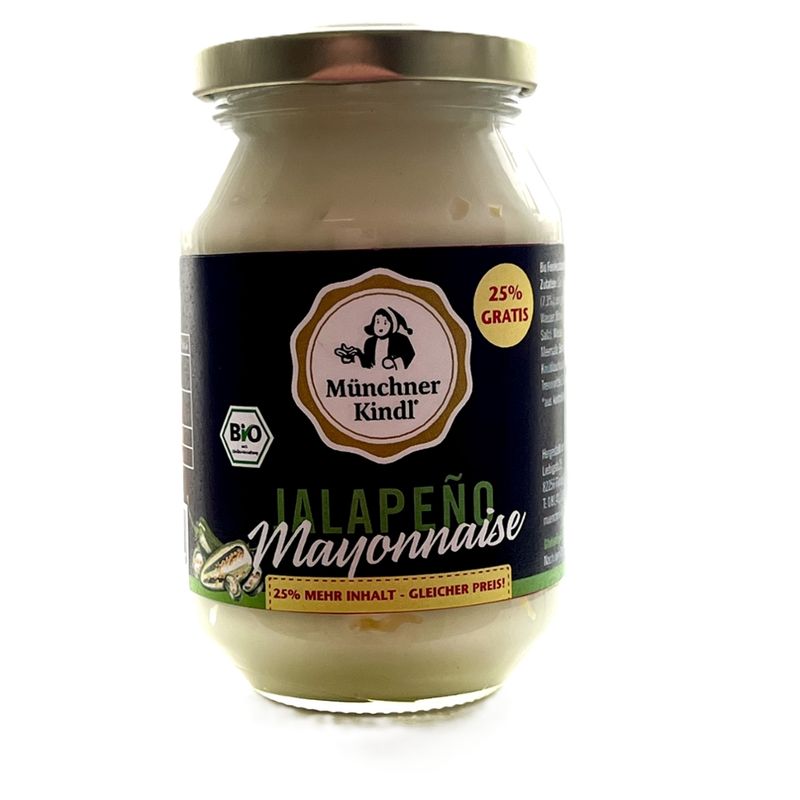 Münchner Kindl Senf Jalapeno Mayonnaise Bio Münchner Kindl - Produktbild