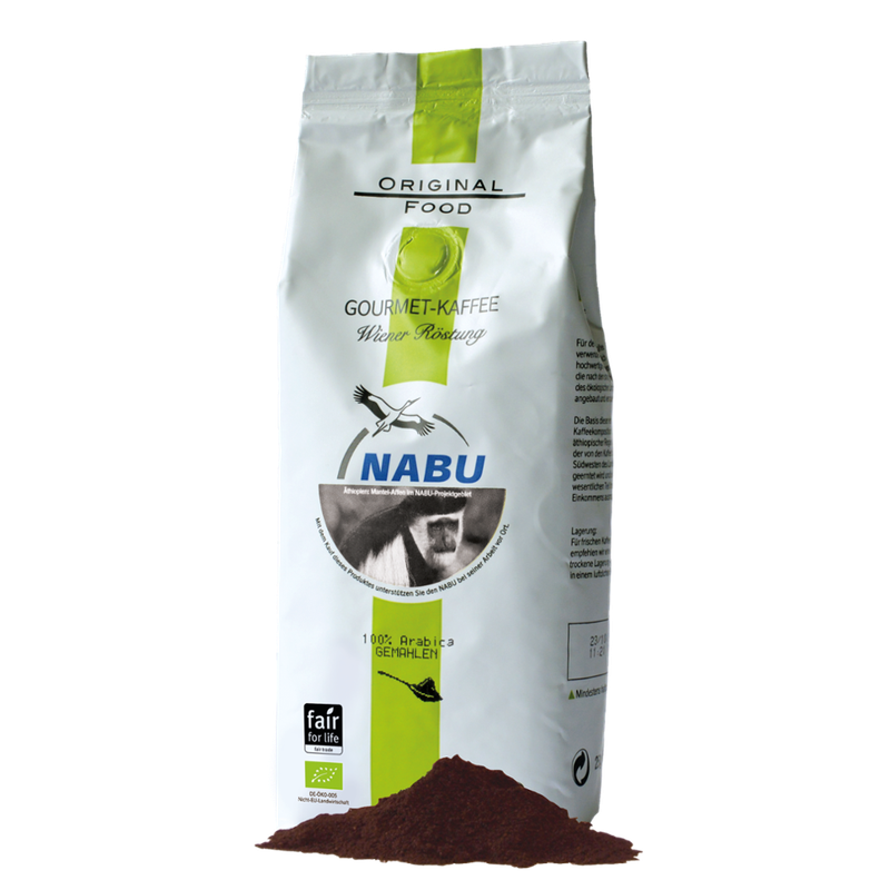 NABU Gourmet-Kaffee NABU Gourmet-Kaffee, Wiener Röstung, gemahlen, 250g - Produktbild