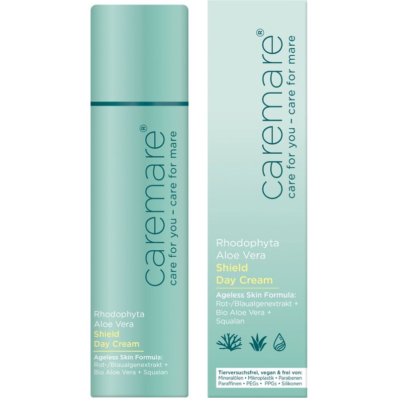 caremare RHODOPHYTA ALOE VERA SHIELD DAY CREAM - Produktbild