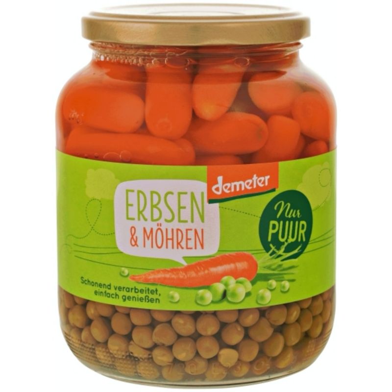 Nur Puur Erbsen & Möhren Demeter - Produktbild