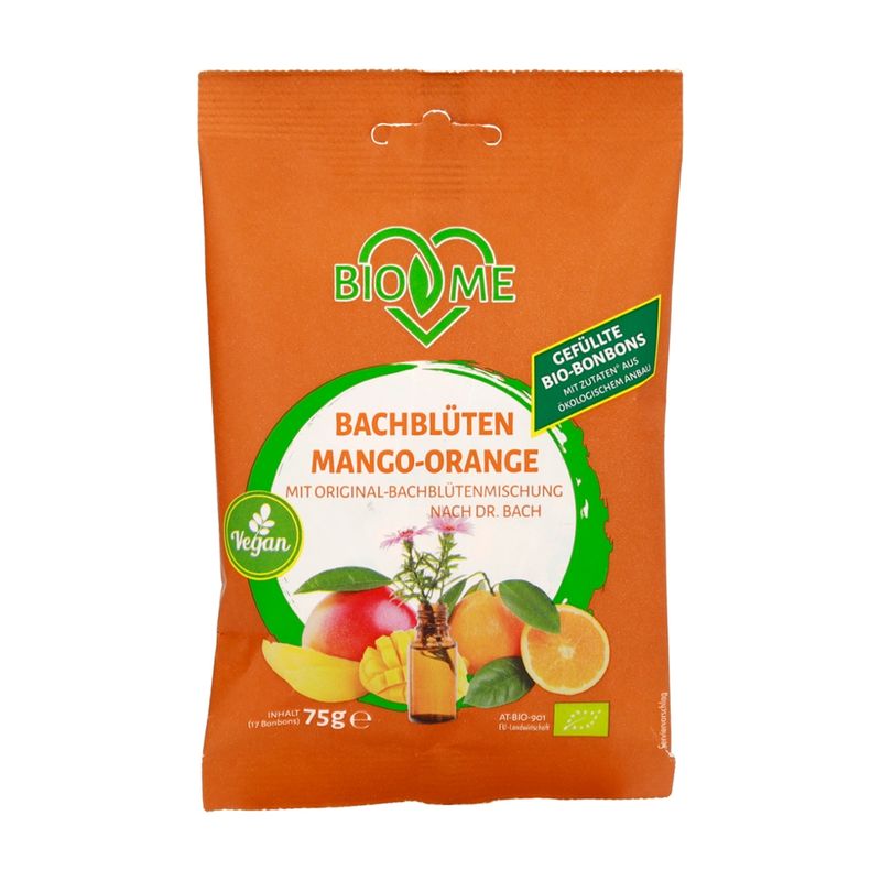 BIO loves Me Bio Loves Me Bachblüten Bonbons Mango-Orange - Produktbild