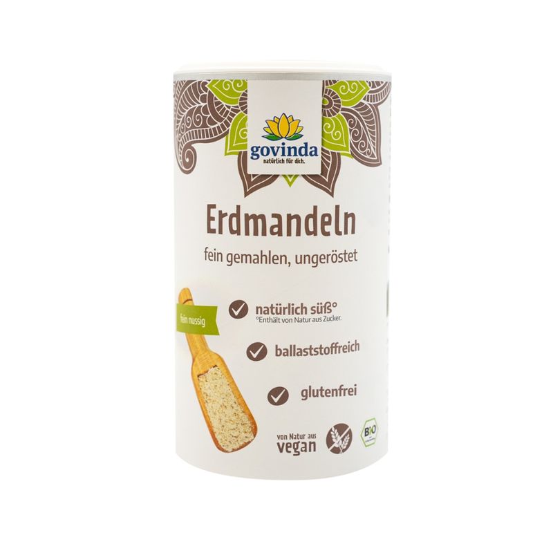 Govinda Erdmandeln fein gemahlen, ungeröstet - Produktbild