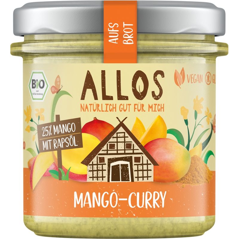 Allos aufs Brot Mango Curry - Produktbild