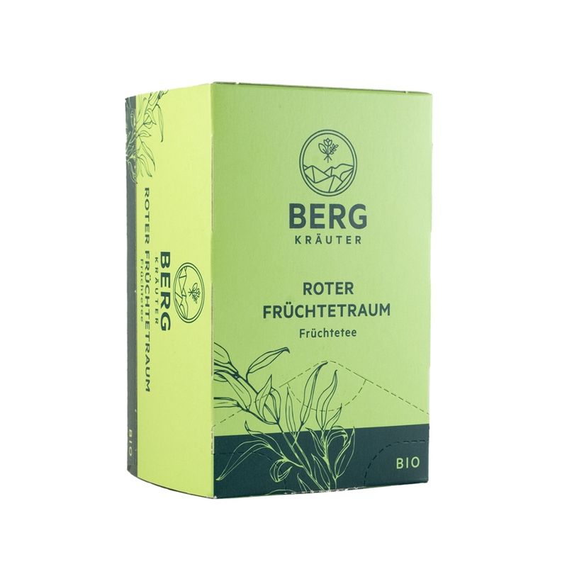 Bergkräuter Bergkräuter BIO Roter Früchtetraum, Doppelkammer 20x2g - Produktbild