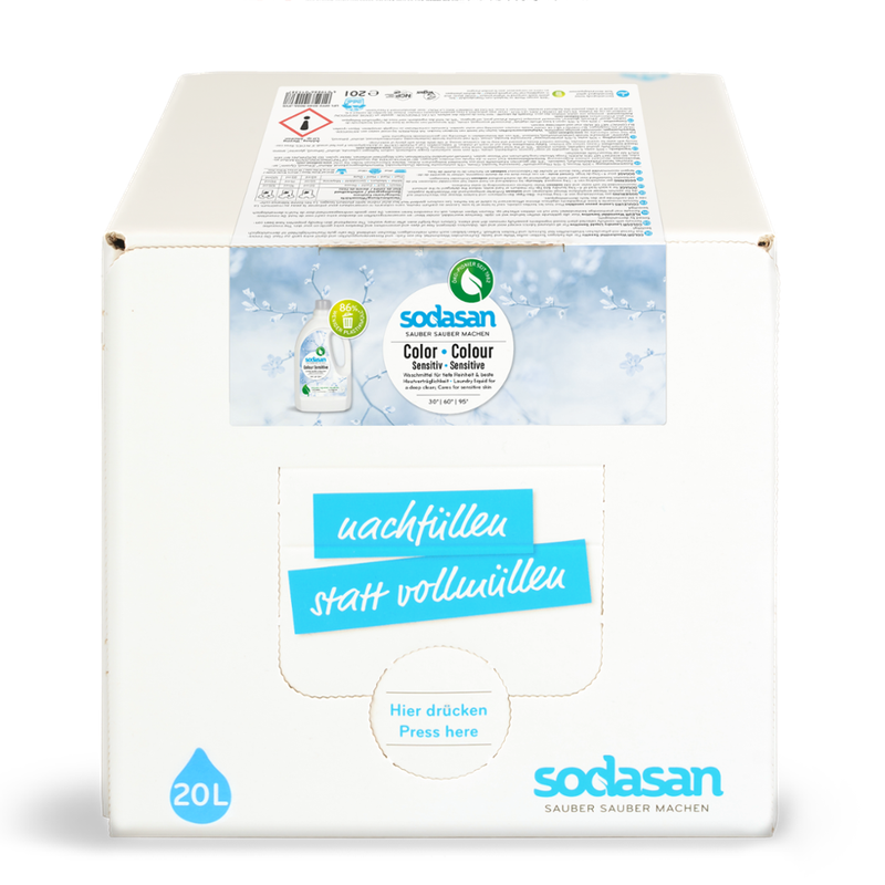 sodasan Colour Laundry Liquid Sensitive 20l BiB - Produktbild