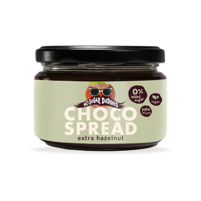 No Sugar Daddies Bio Haselnuss Schokocreme, Go Hazelnuts! - Produktbild