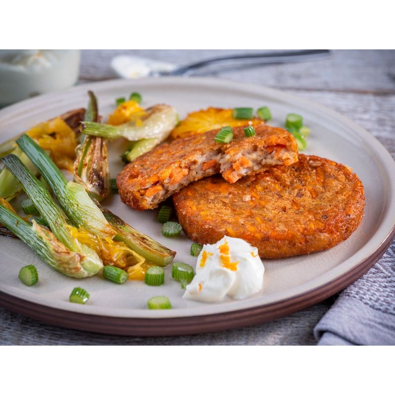 Vegeta Vegetarischer Rösti aus Karotten und Getreide, roh, tiefgefroren - Produktbild