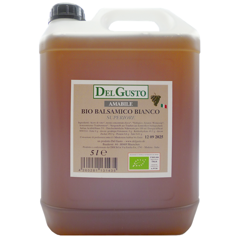 DelGusto BIANCO SUPERIORE BALSAMICO Bio Vegan - Produktbild