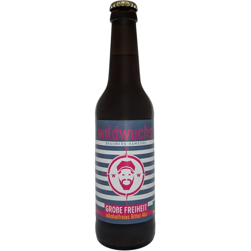 Wildwuchs Brauwerk Hamburg Große Freiheit – Alkoholfreies Bitter Ale - Produktbild
