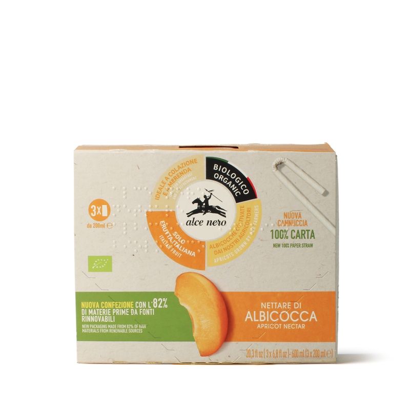 Alce Nero  Bio Aprikosennektar Alce Nero - Produktbild