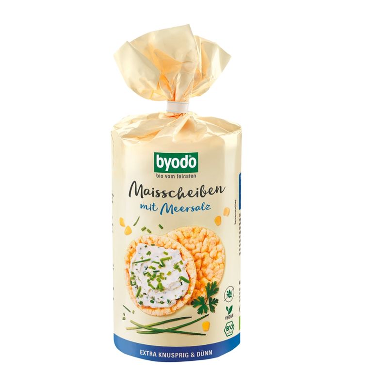 Byodo Byodo Corn Cakes with Sea Salt 120g - Produktbild