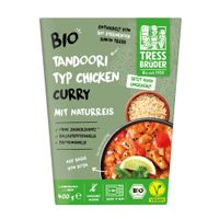 veg. Bio Tandoori-Chicken-Curry mit Naturreis - Produktbild