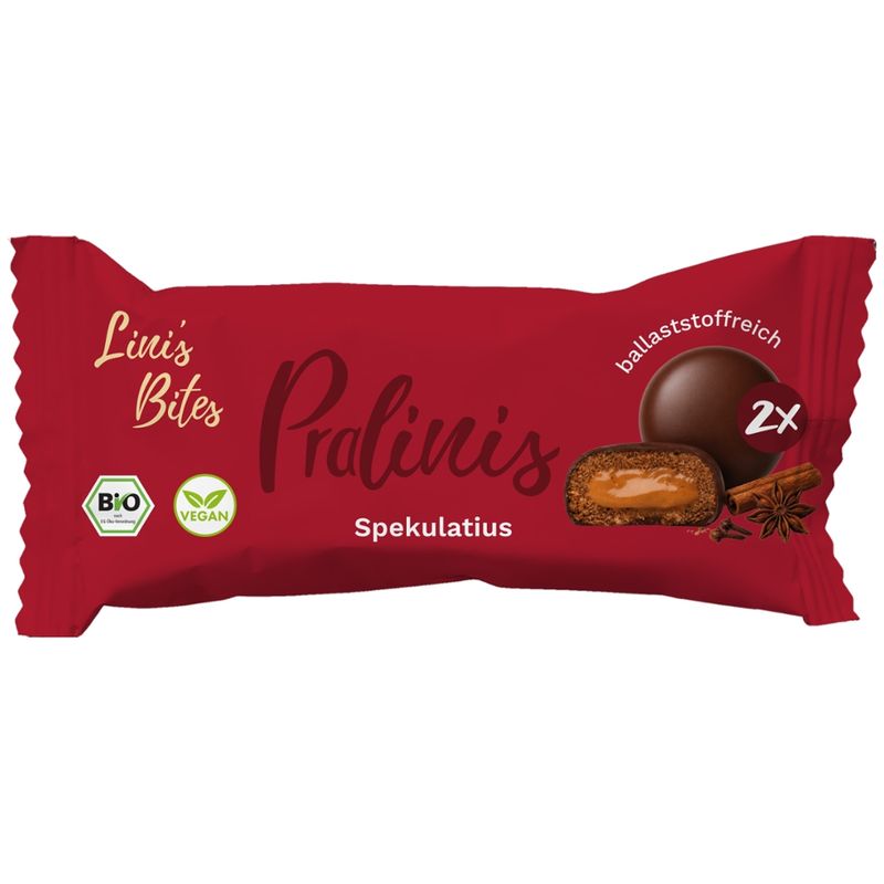Lini's Bites Bio Spekulatius Pralinis, 46 g - Produktbild
