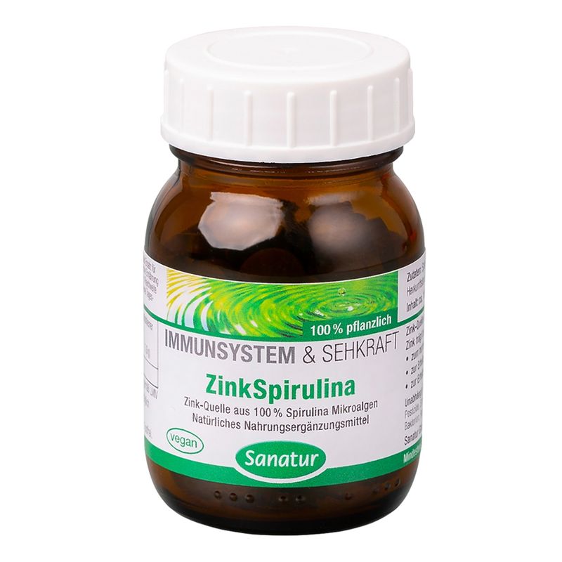 Sanatur ZinkSpirulina 100 Tabletten - Produktbild