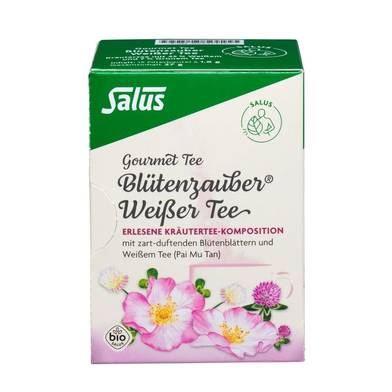 Salus® Salus® Gourmet Blütenzauber® Weißer Tee bio 15 FB - Produktbild
