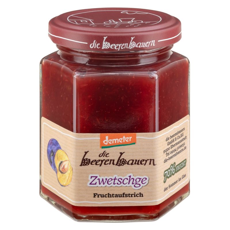 die beerenbauern Zwetschge Fruchtaufstrich - Produktbild