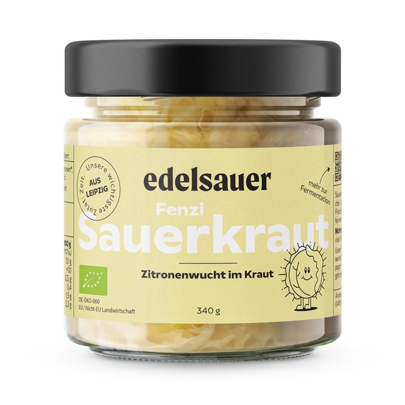 edelsauer Fenzi Sauerkraut - Zitronenwucht im Kraut - Produktbild