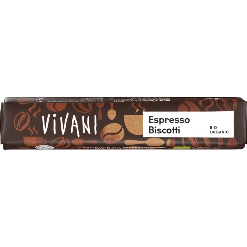 Vivani Espresso Biscotti Schokoriegel - Produktbild