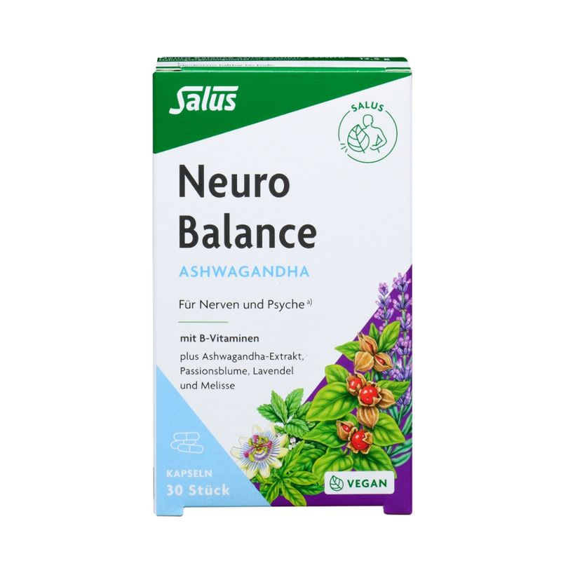 Salus® Neuro Balance Ashwagandha Kapseln 30STK - Produktbild