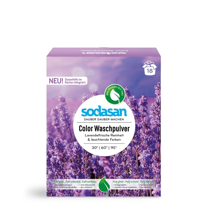 sodasan Colour Laundry Powder Lavender - Produktbild
