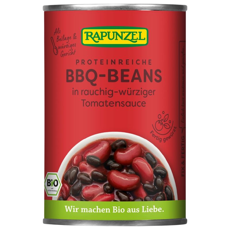 Rapunzel BBQ-Beans in der Dose - Produktbild