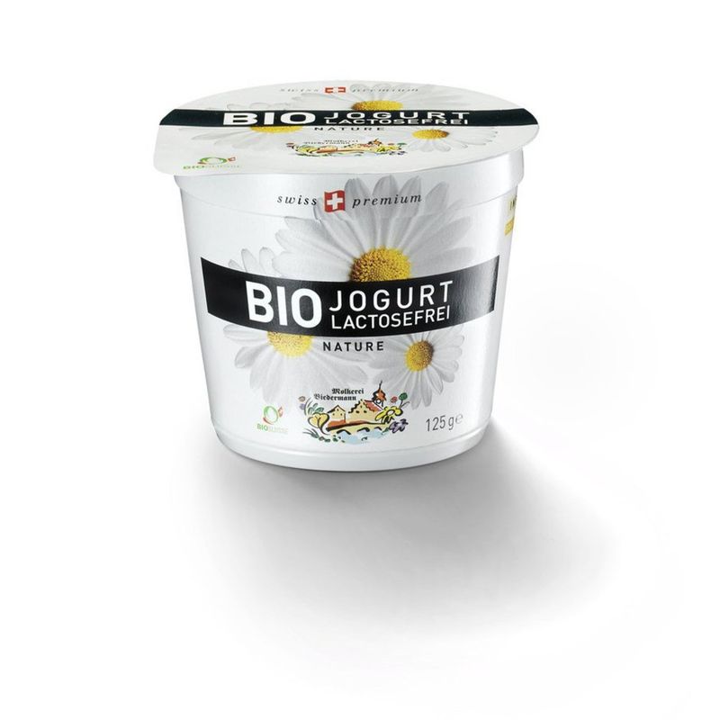 Molkerei Biedermann Bio Jogurt lactosefrei Nature - Produktbild