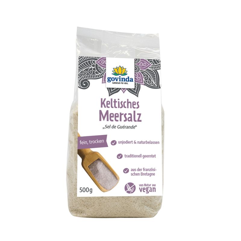 Govinda Keltisches Meersalz fein, trocken - Produktbild