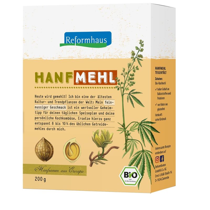 Reformhaus Hanfmehl bio - Produktbild