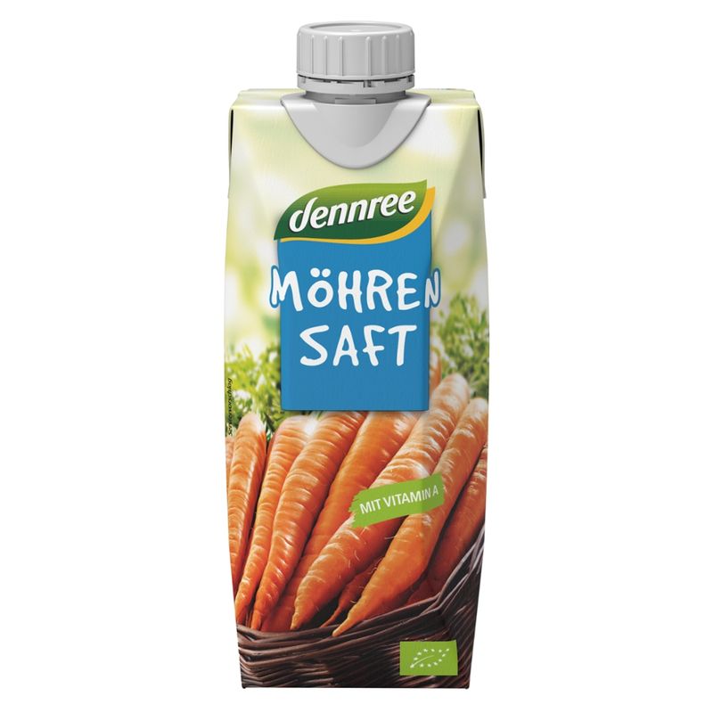 dennree Möhrensaft, mit Vitamin A - Produktbild