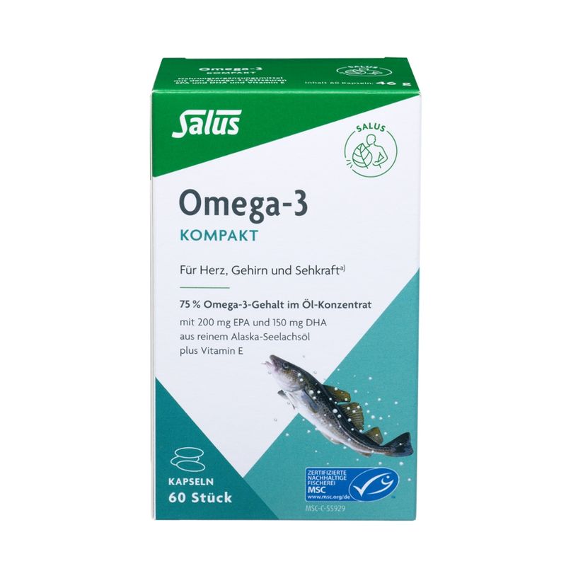 Salus® Omega-3 Kompakt Kapseln 60 Kps - Produktbild