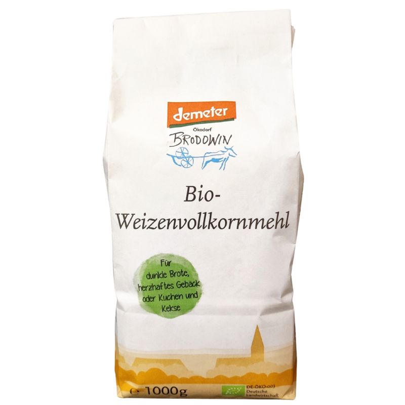Ökodorf Brodowin Demeter Brodowiner Weizenvollkornmehl - Produktbild