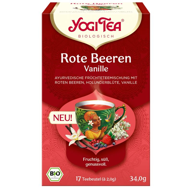 YOGI TEA Yogi Tea® Rote Beeren Vanille Bio - Produktbild
