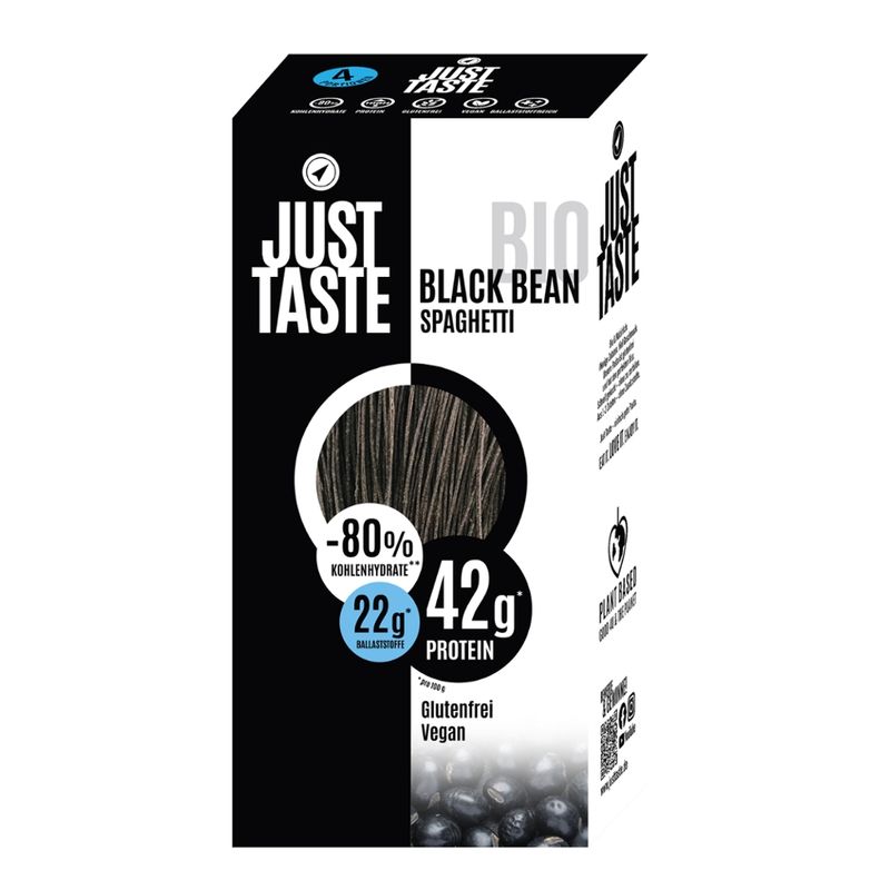 Just Taste Just Taste Bio Black Bean Spaghetti - Produktbild