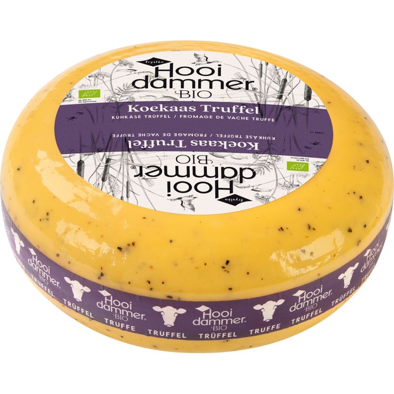 Hooidammer Hooidammer Käsezubereitung aus Bio Schnittkäse Trüffel nach niederländischer Herstellungsart 4/5kg mindestens 50% Fett i. Tr. - Produktbild